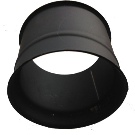 Raccord boisseau horizontal Ø150mm gris
