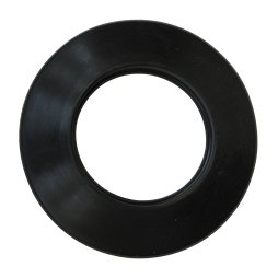 Rosace silicone noir - Ø 100 mm