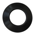 Rosace silicone noir - Ø 100 mm Rosace silicone noir - Ø 100 mm