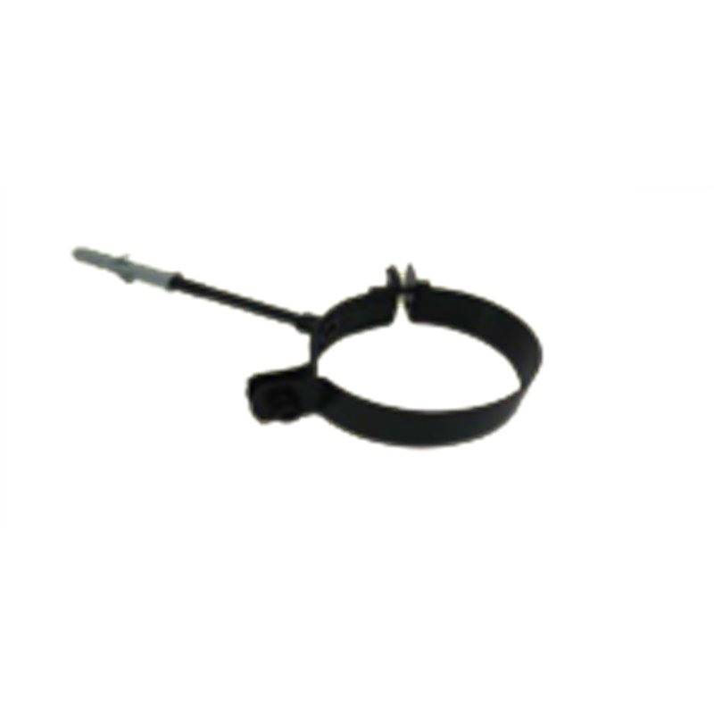Collier de fixation mural noir - Ø 80 Collier de fixation mural noir - Ø 80
