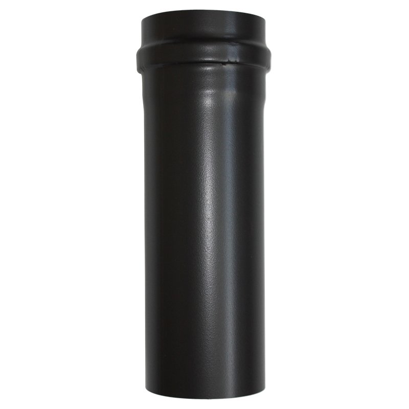 Longueur droite noir 250 mm - Ø 80 Longueur droite noir 250 mm - Ø 80