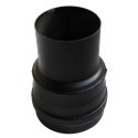 Réduction acier noir - Ø 120 F - 130 M