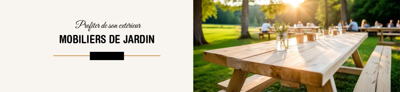Mobiliers de jardin