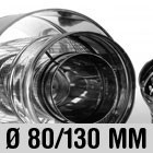 Diamètre 80/130 mm